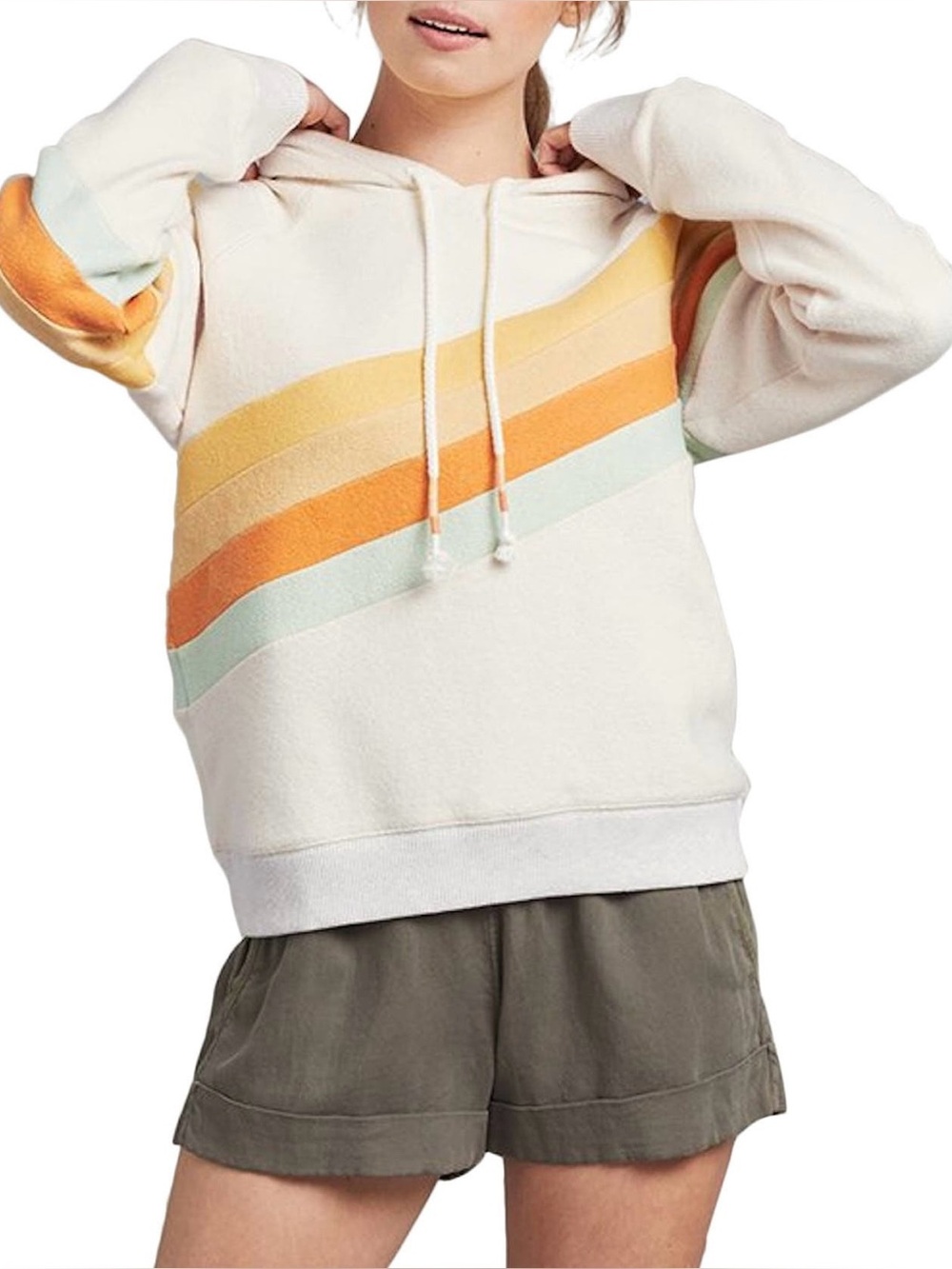 Faherty Sonoma Hoodie in Vintage Surf Stripe | XL | GUC